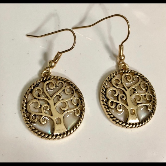 Life of tree vintage earrings - Picture 4 of 5